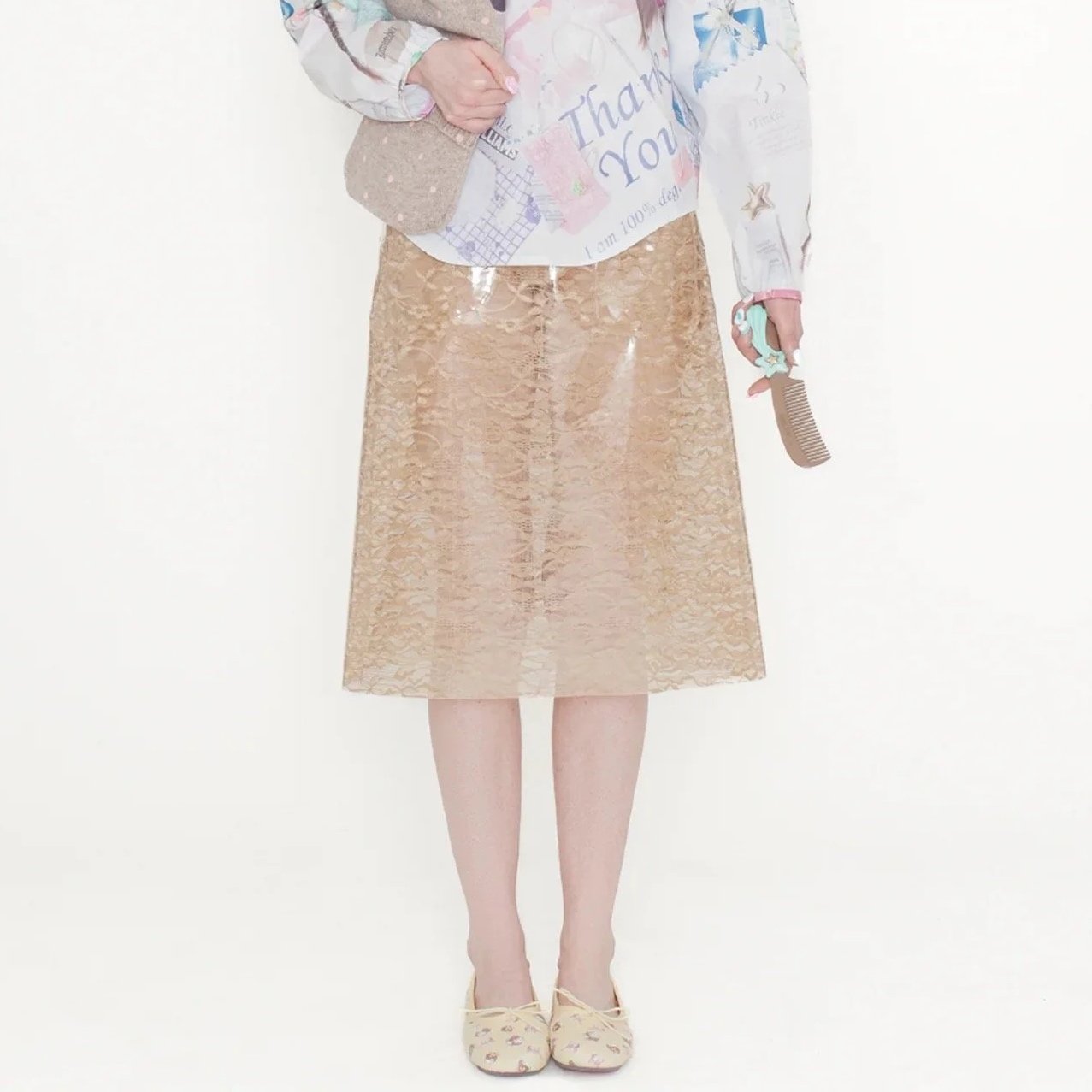 ASHLEY WILLIAMS Lace PVC Skirt — Retail Pharmacy